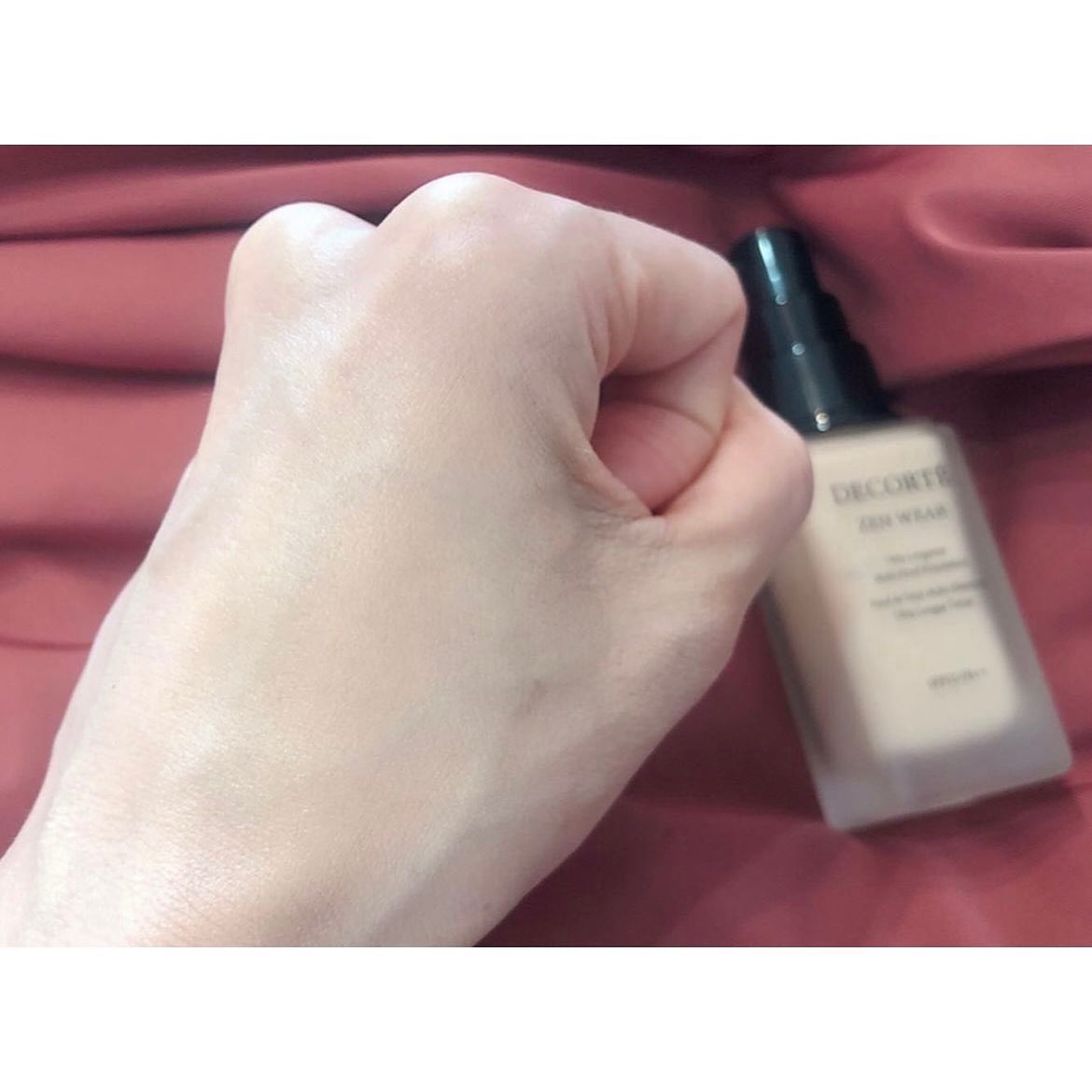ゼン ウェア フルイド/DECORTÉ/リキッドファンデーションを使ったクチコミ（3枚目）
