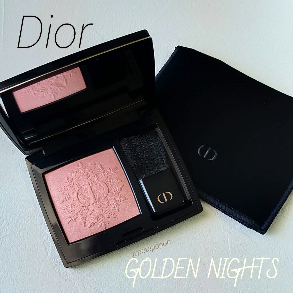 ディオールスキン ルージュ ブラッシュ<ゴールデン ナイツ>/Dior/パウダーチークを使ったクチコミ(1枚目)