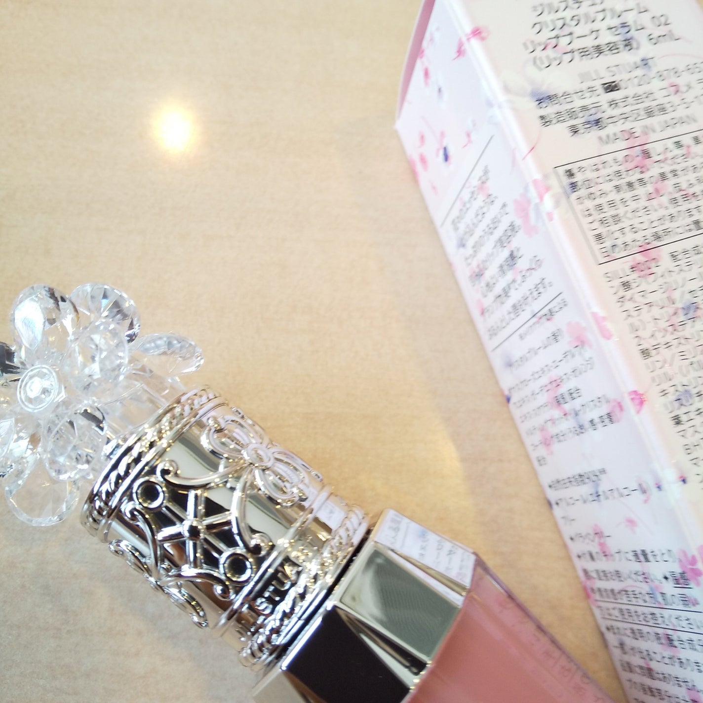 ジルスチュアート クリスタルブルーム リップブーケ セラム/JILL STUART/リッププランパーを使ったクチコミ(3枚目)