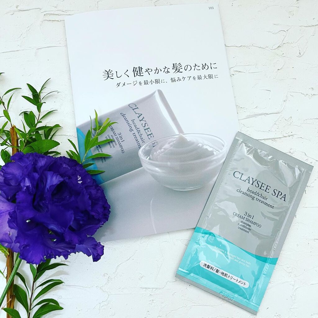 ヘッド＆ヘアクレンジングトリートメント/CLAYSEE SPA/市販シャンプーを使ったクチコミ（2枚目）