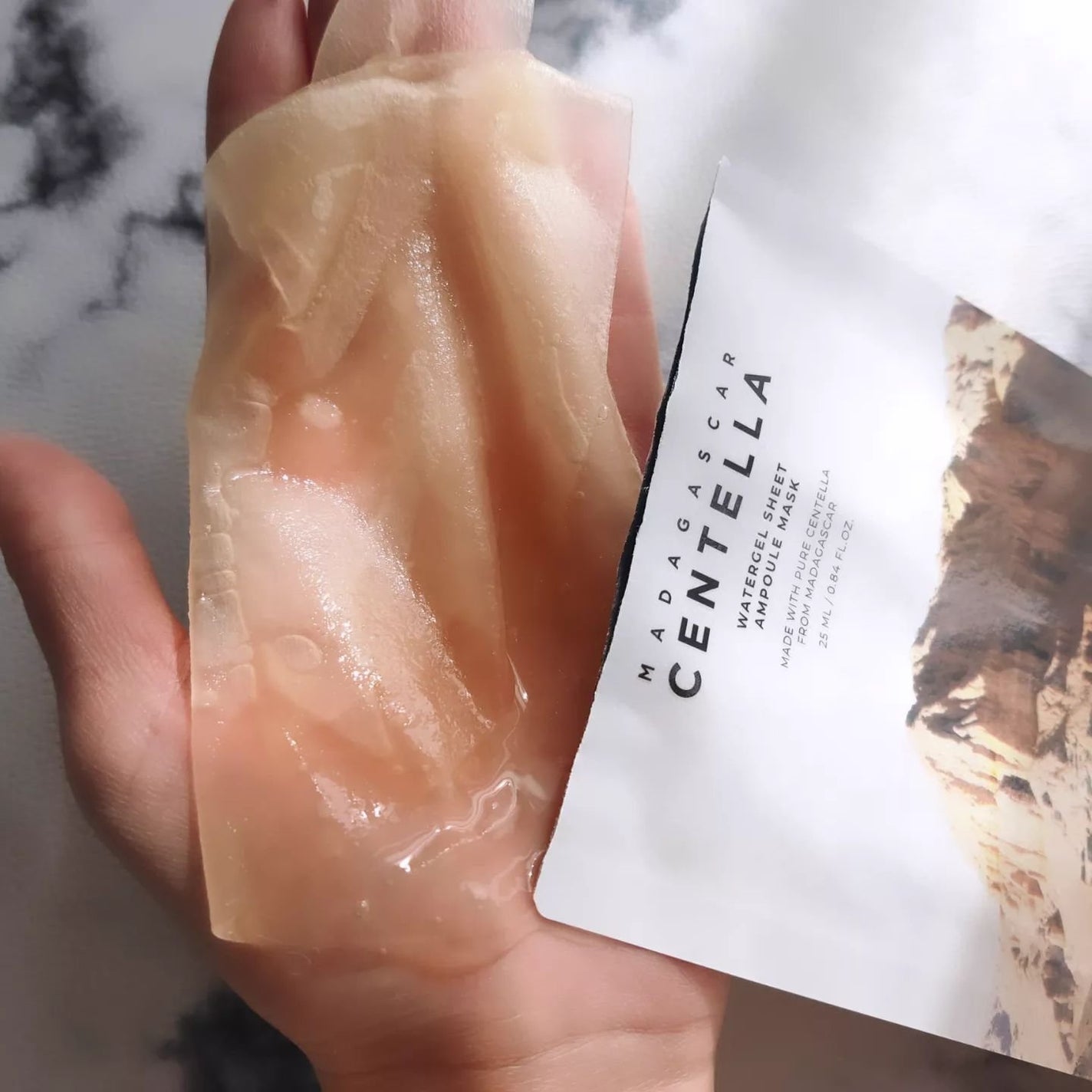 センテラ ウォーターゲルシートアンプルマスク/SKIN1004/シートマスク・パックを使ったクチコミ(3枚目)