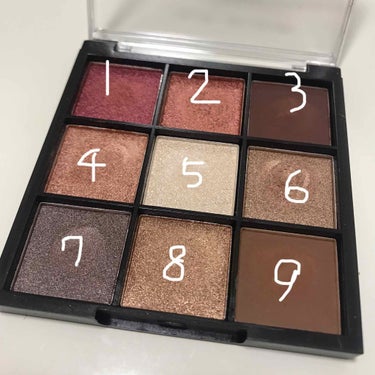 UR GLAM　BLOOMING EYE COLOR PALETTE/U R GLAM/アイシャドウパレットを使ったクチコミ（2枚目）