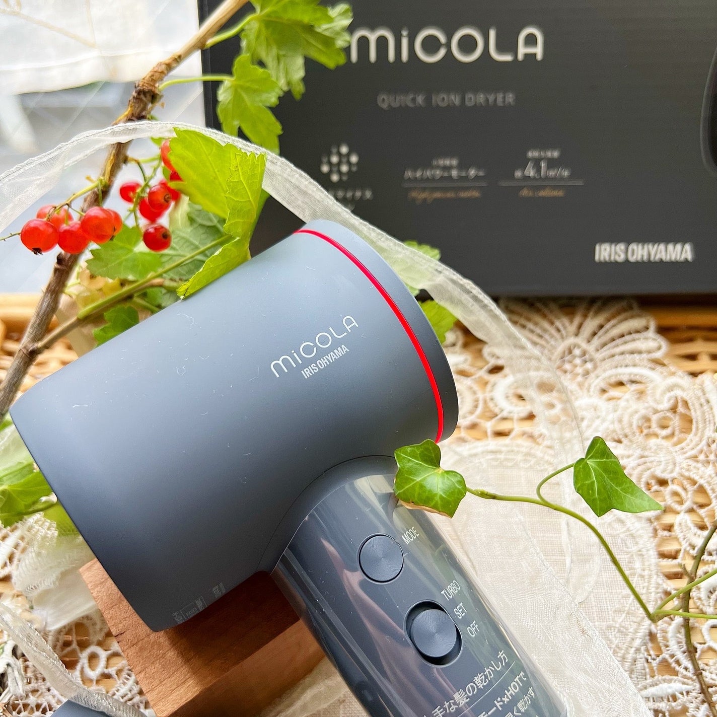 クイックイオンドライヤー HDR-M301/MiCOLA/ドライヤーを使ったクチコミ(4枚目)