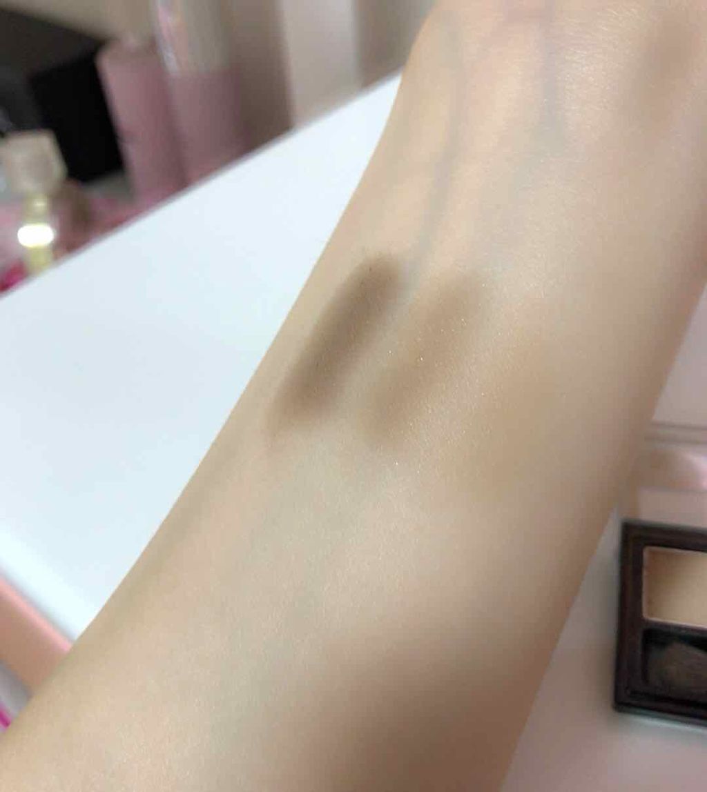 パウダーアイブロウ＆ノーズシャドウ 03 アッシュブラウン/ヘビーローテーション/パウダーアイブロウを使ったクチコミ（2枚目）