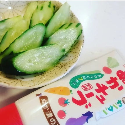 もももん@フォロバ100 on LIPS 「ラップで簡単!ぬかチューブ!!ラップでぬか漬けが出来ちゃった(..」(4枚目)