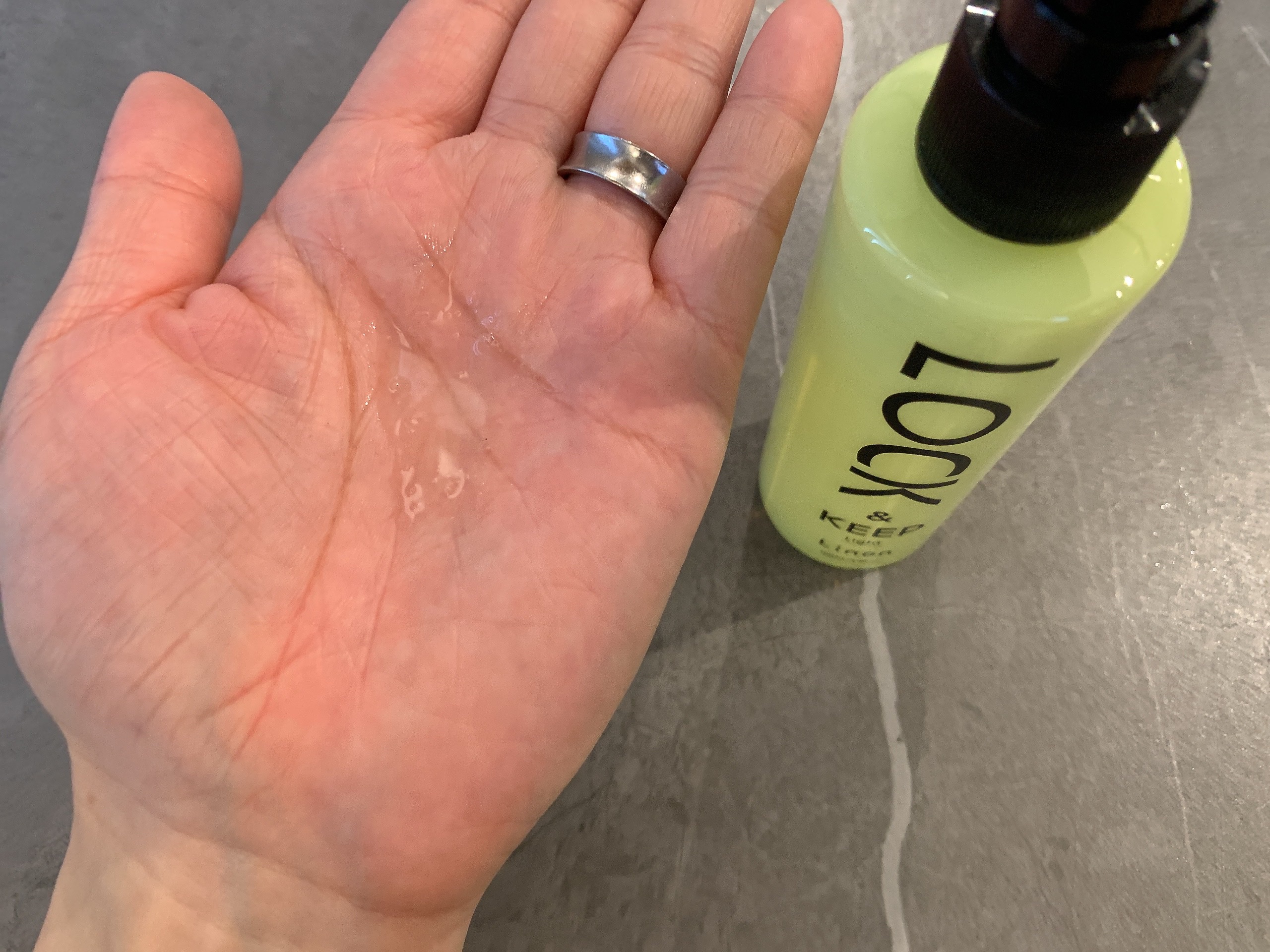 Linon ロックオイル ライト/Linon/ヘアオイルを使ったクチコミ（3枚目）