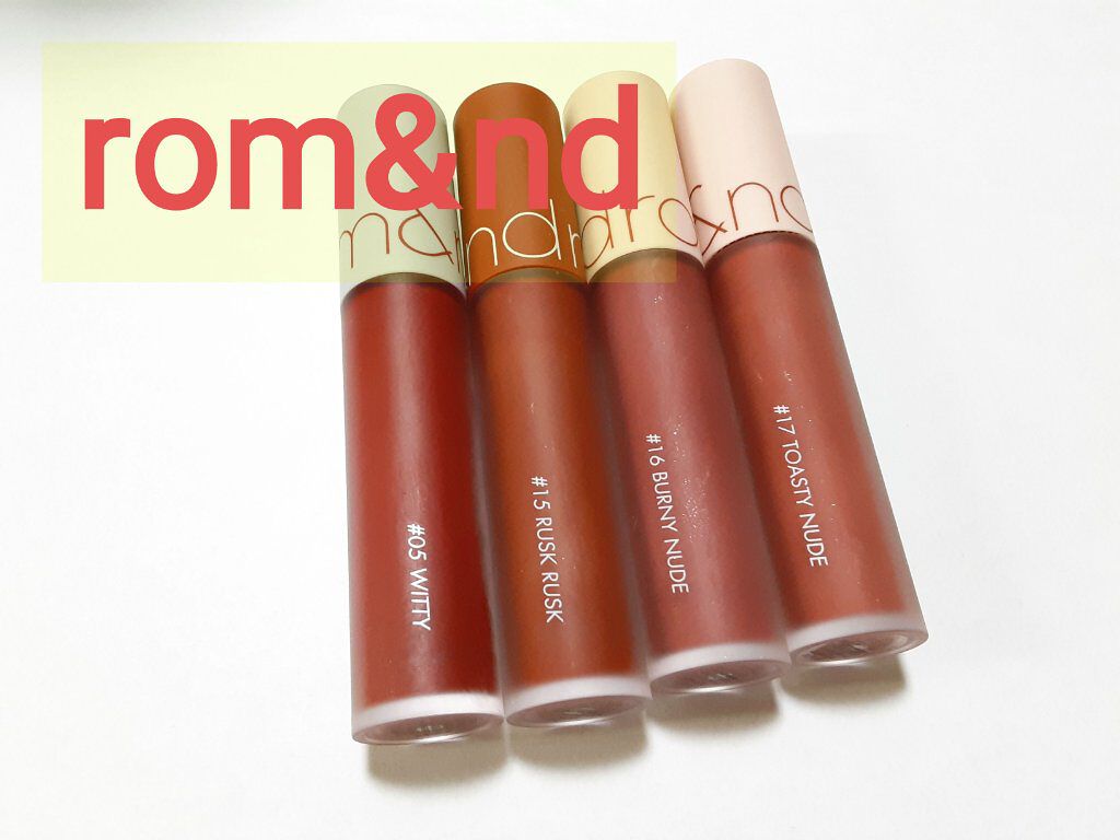 ゼロベルベットティント/rom&nd/リップティントを使ったクチコミ（1枚目）