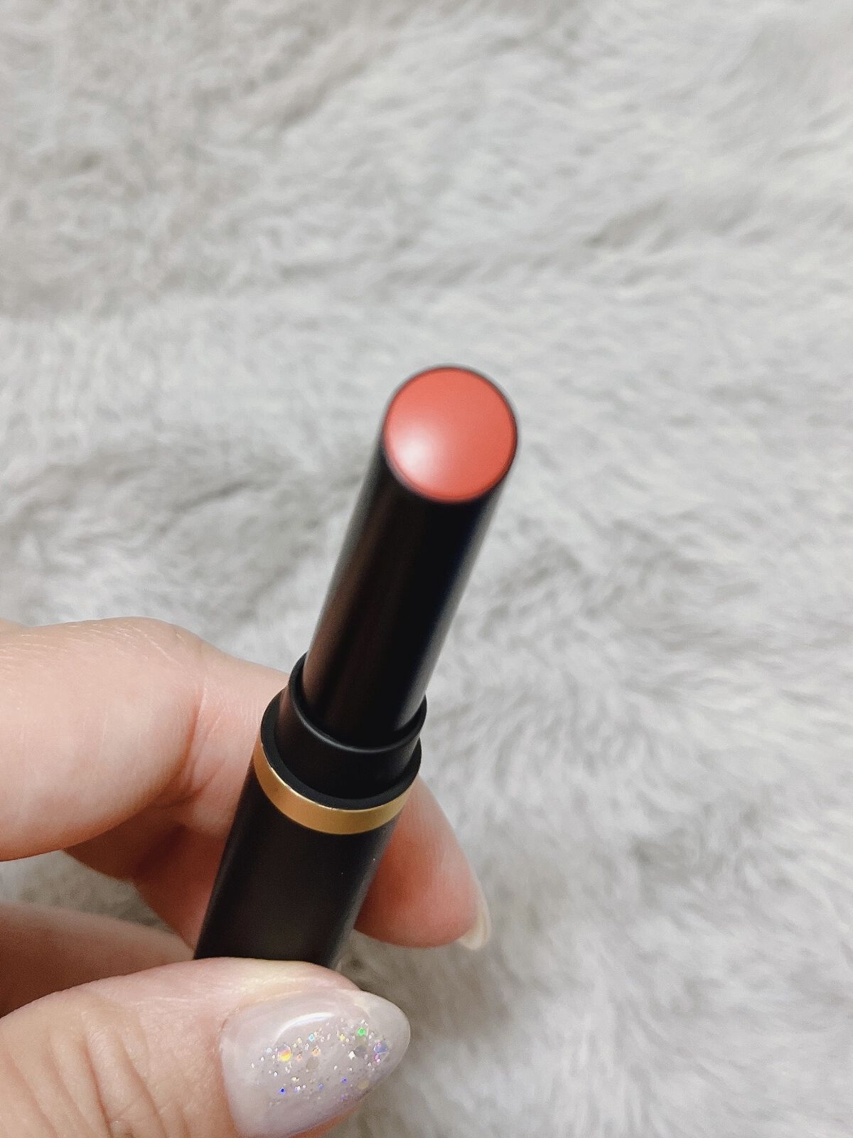 パウダー キス ベルベット ブラー スリム リップスティック シアー アウトレイジ/M・A・C/口紅を使ったクチコミ（2枚目）