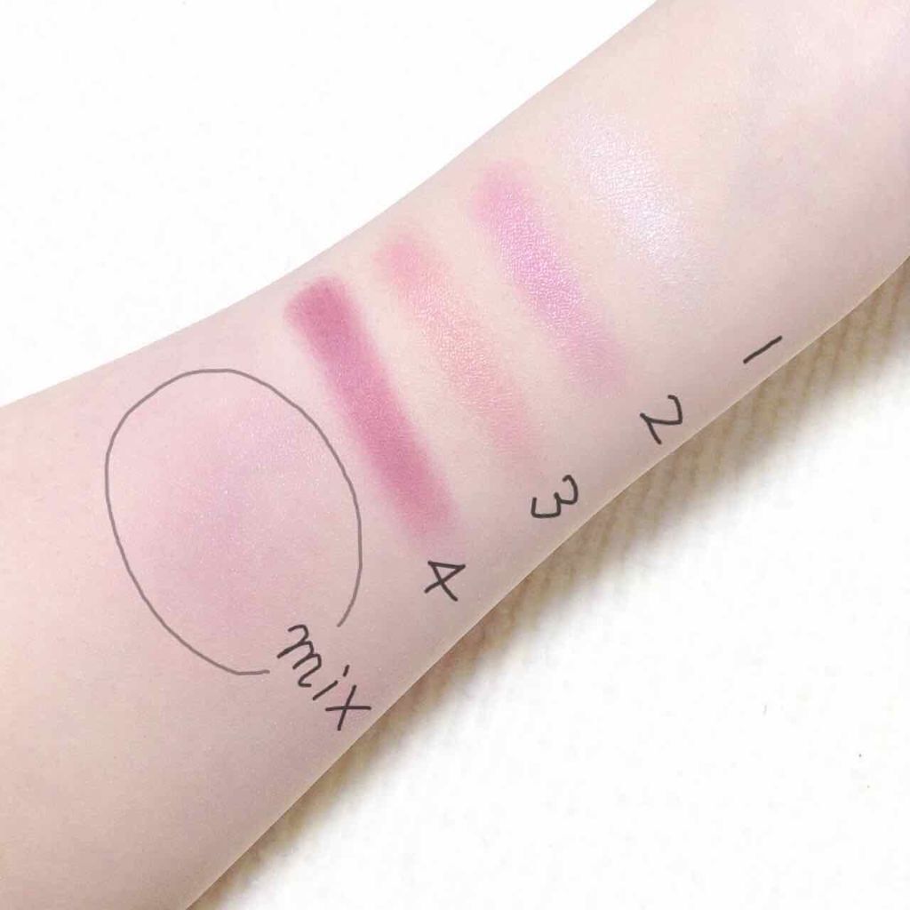 チーク ミックスカラーチーク｜CEZANNEの口コミ - プチプラ🎀4色チーク