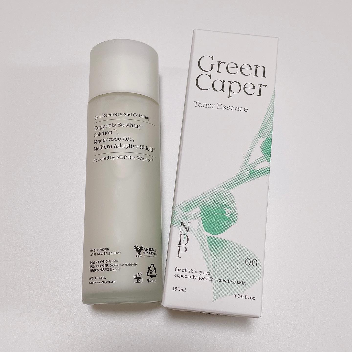 Green Caper Toner Essence/NATURAL DERMA PROJECT/化粧水を使ったクチコミ（1枚目）