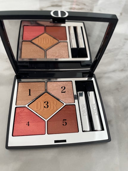 ディオールショウ サンク クルール(プラン ドゥ パリ コレクション限定品)/Dior/アイシャドウを使ったクチコミ(2枚目)