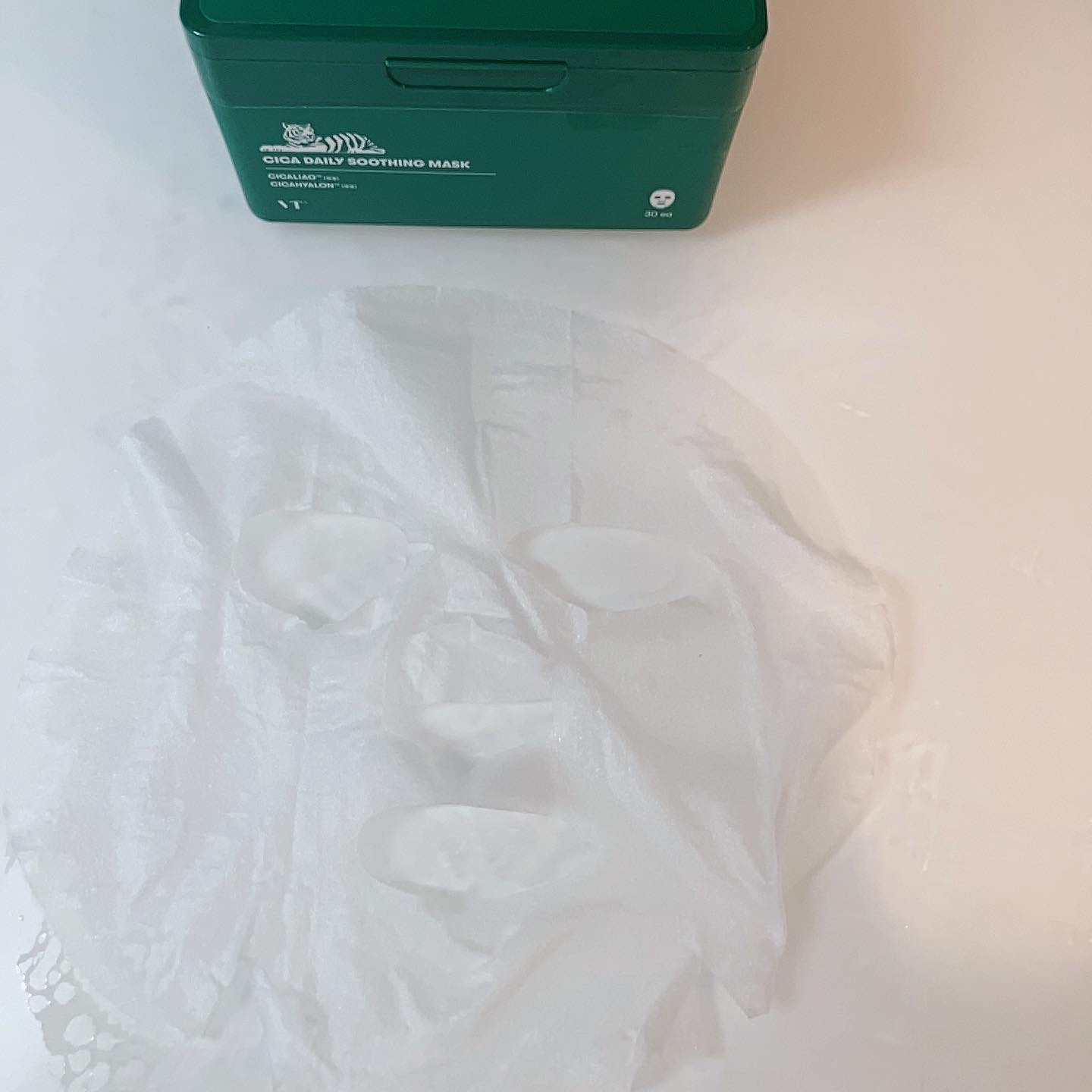 CICA デイリースージングマスク/VT/シートマスク・パックを使ったクチコミ（3枚目）