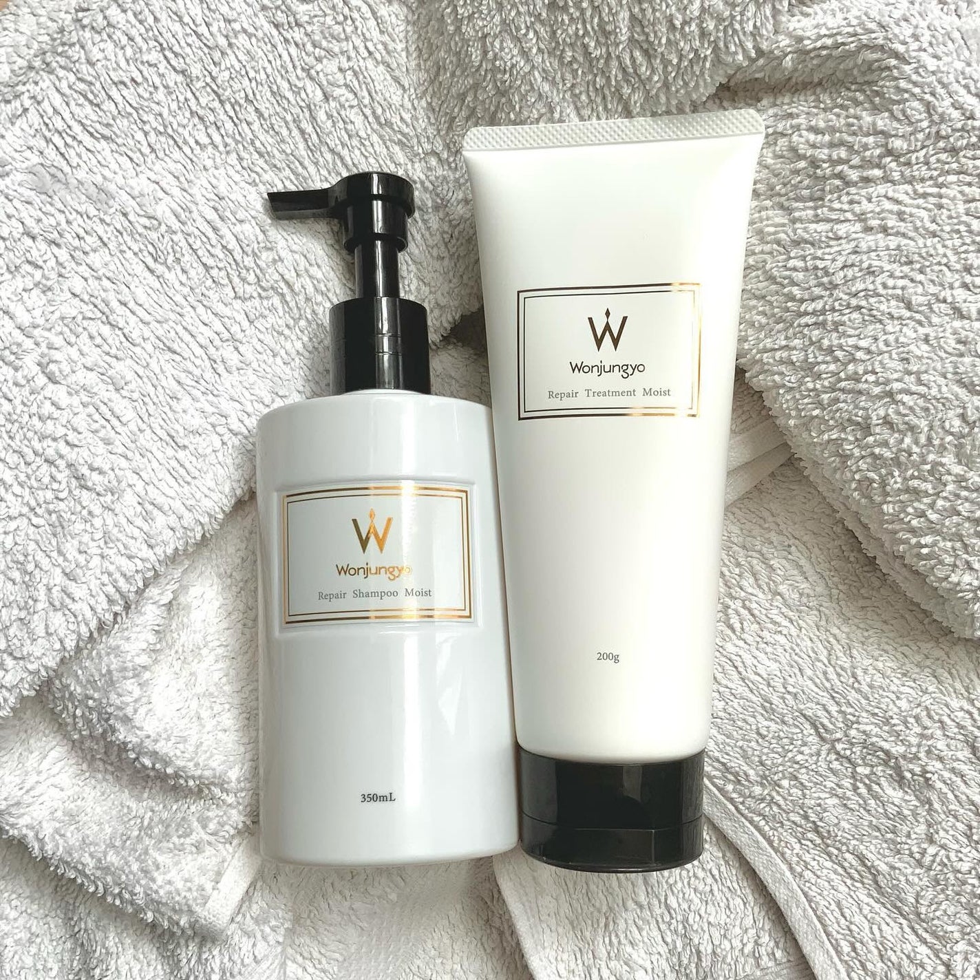 ウォンジョンヨ リペアシャンプー モイスト/リペアトリートメント モイスト/Wonjungyo/市販シャンプーを使ったクチコミ(1枚目)