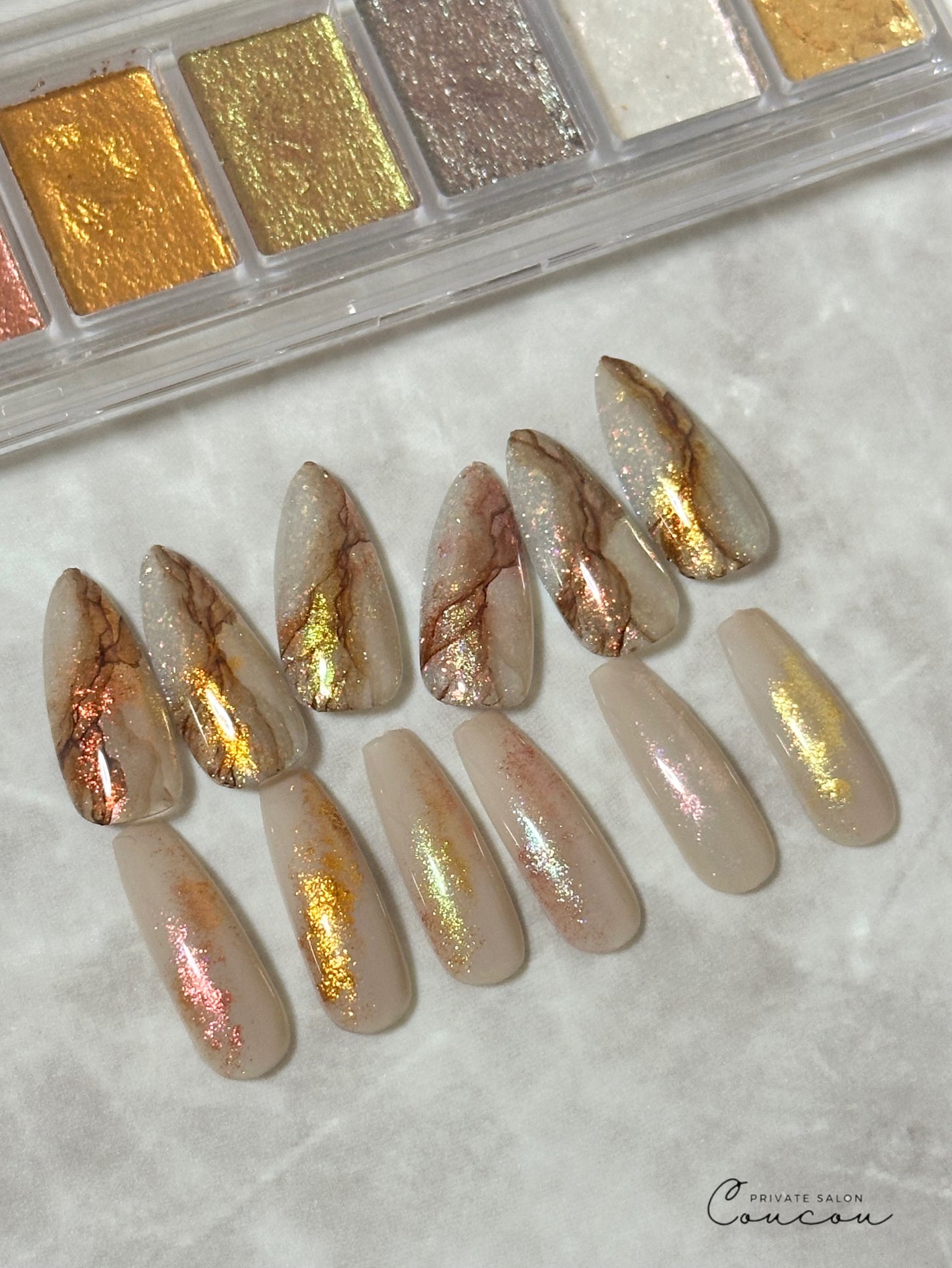 🐒ズボラママみっちゃんの高見えネイル💅 on LIPS 「←他にもたくさん投稿してます@wsptjapan_nailさん..」(1枚目)