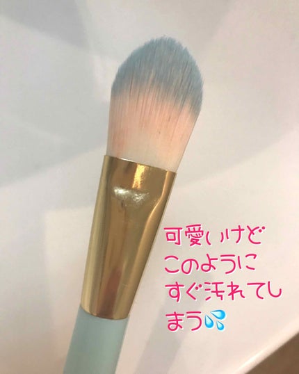 ごくふわっ ミッキーブラシ/DAISO/メイクブラシを使ったクチコミ(3枚目)
