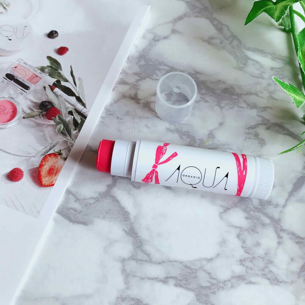 オーガニックスイーツリップ 11 ピンクグアバ/アクア・アクア/リップケアを使ったクチコミ（2枚目）