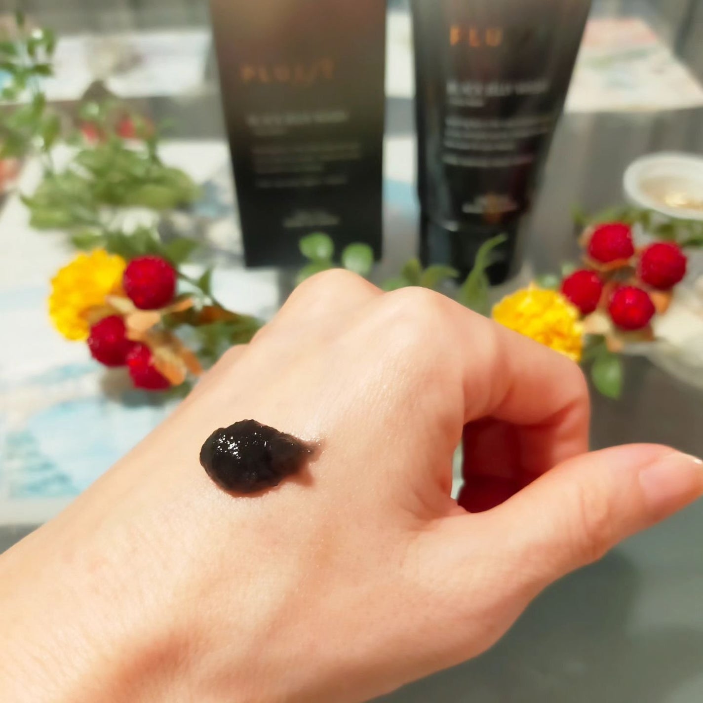 BLACK JELLY WASH(ブラックジェリーウォッシュ)/PLUEST/その他洗顔料を使ったクチコミ(4枚目)