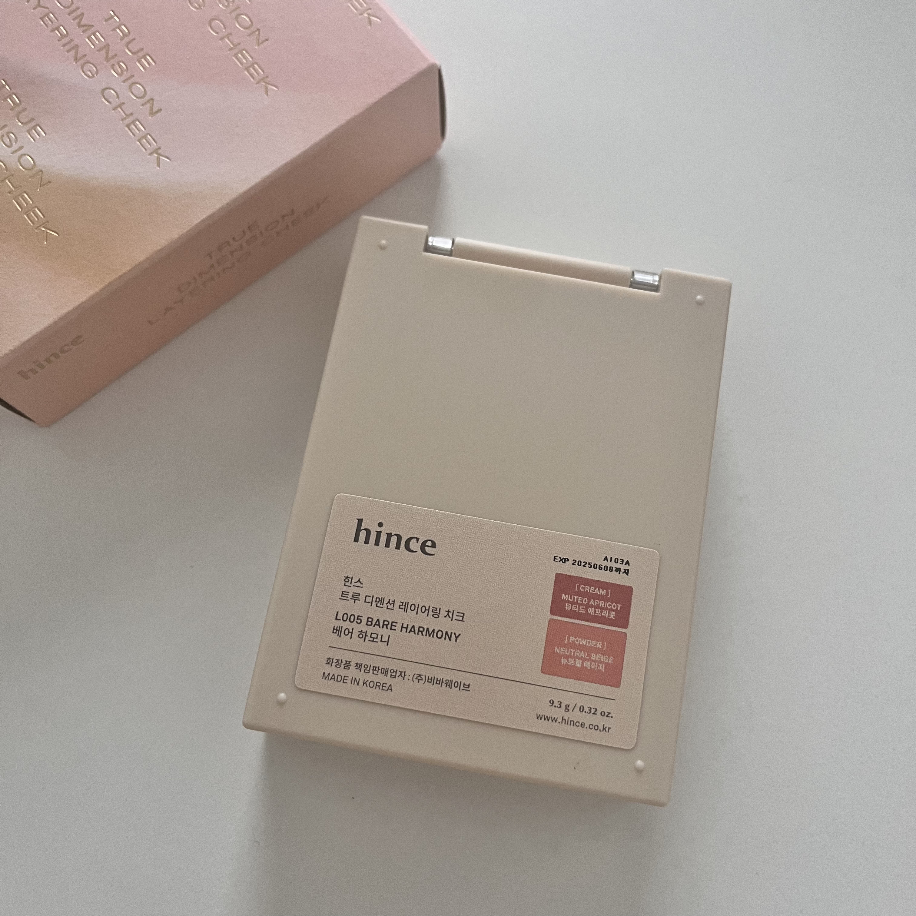 トゥルーディメンションレイヤリングチーク/hince/パウダーチークを使ったクチコミ（3枚目）