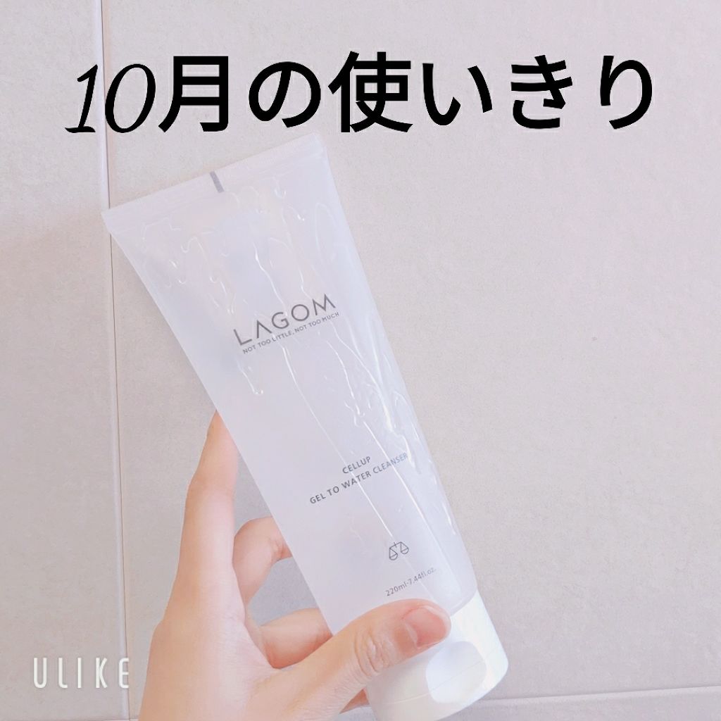ラゴム ジェルトゥウォーター クレンザー(朝用洗顔)/LAGOM /その他洗顔料を使ったクチコミ(1枚目)