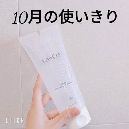 ラゴム ジェルトゥウォーター クレンザー(朝用洗顔)/LAGOM /その他洗顔料を使ったクチコミ(1枚目)