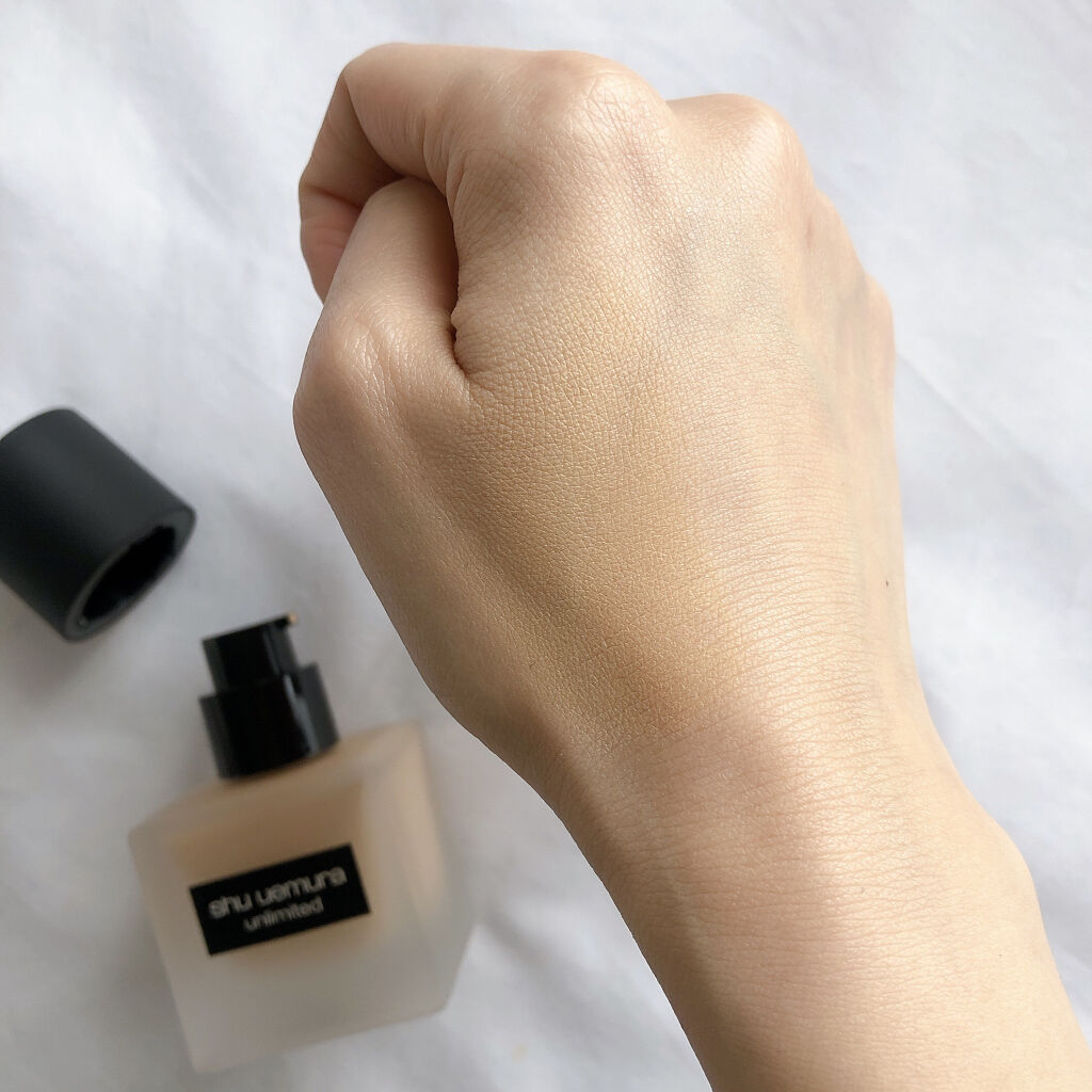 （旧）アンリミテッド ラスティング フルイド/shu uemura/リキッドファンデーションを使ったクチコミ（3枚目）