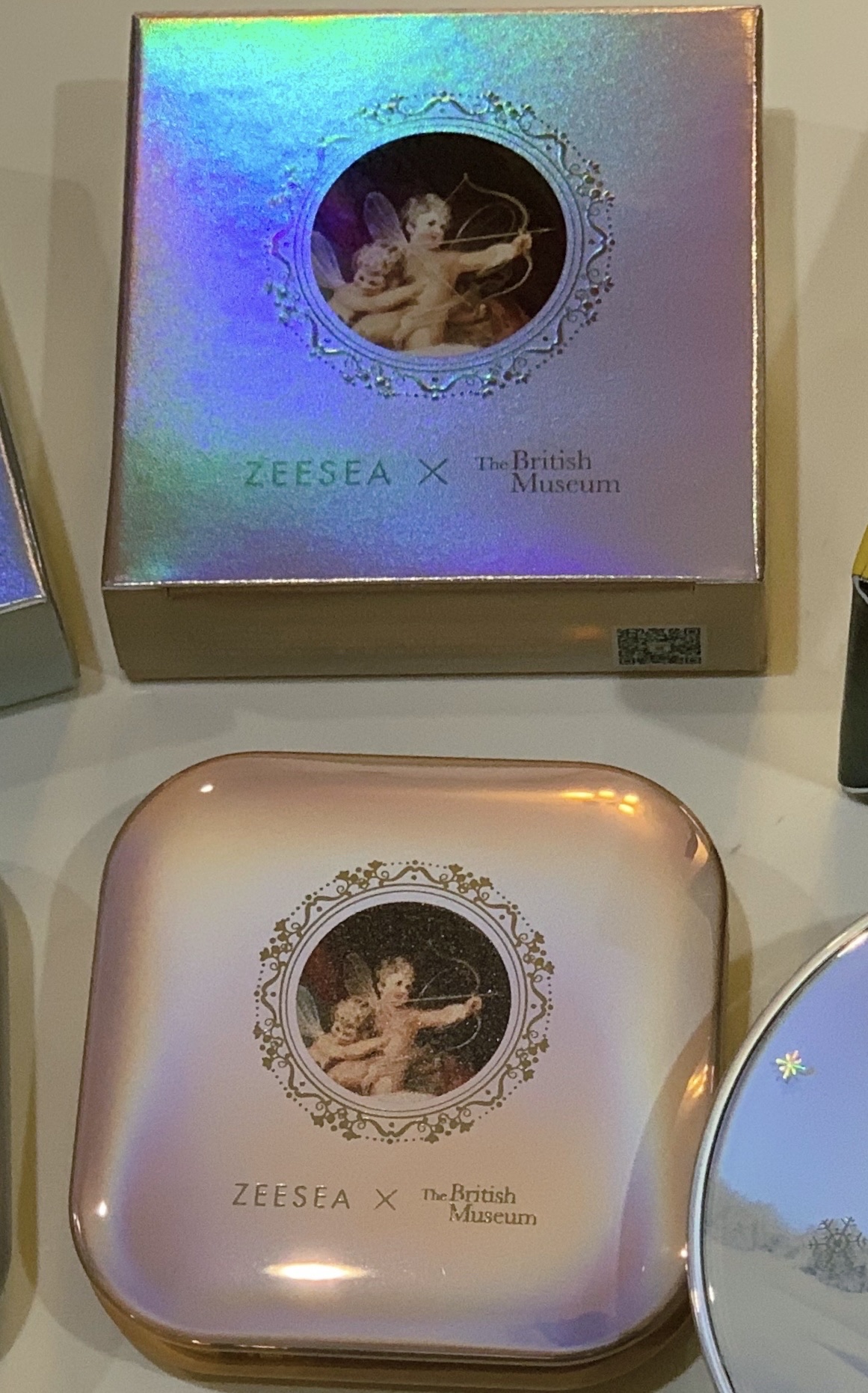 エンジェルキューピッドキスハイライター S01 パールホワイト/ZEESEA/パウダーハイライトを使ったクチコミ（2枚目）