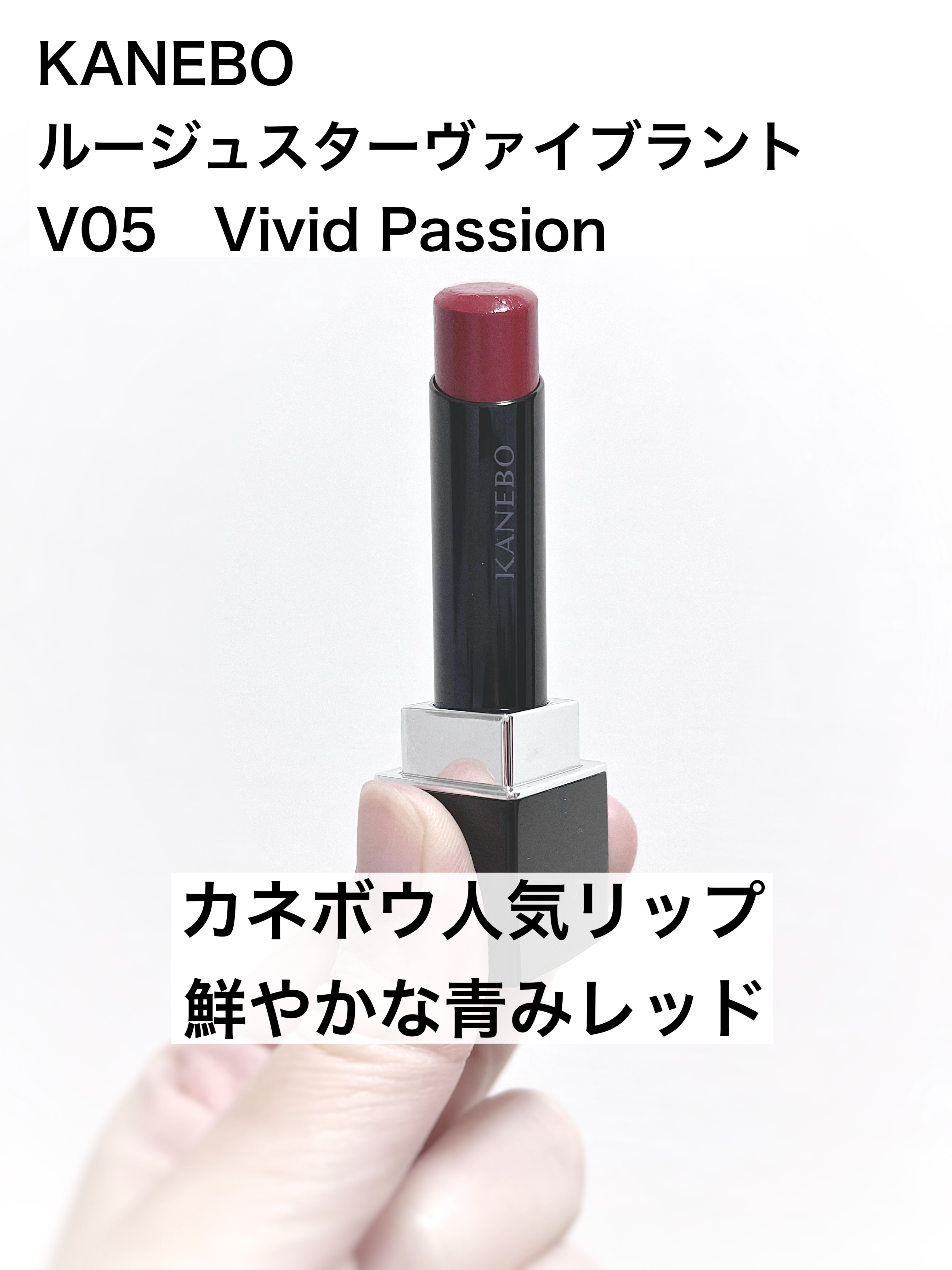 ルージュスターヴァイブラント V05 Vivid Passion/KANEBO/口紅を使ったクチコミ（1枚目）