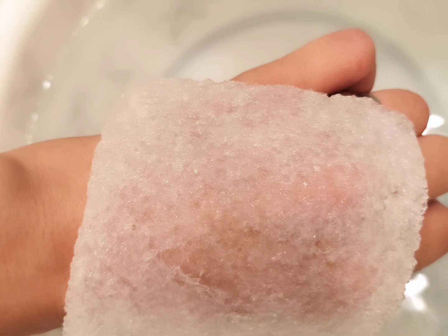 こんにゃくスポンジシート　-天女の羽衣-/ナチュラブ/その他スキンケアグッズを使ったクチコミ（3枚目）