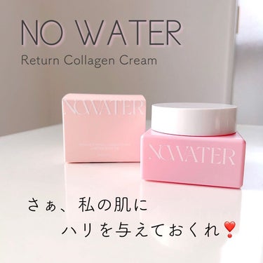 リターンコラーゲンクリーム/NOWATER/フェイスクリームを使ったクチコミ（1枚目）