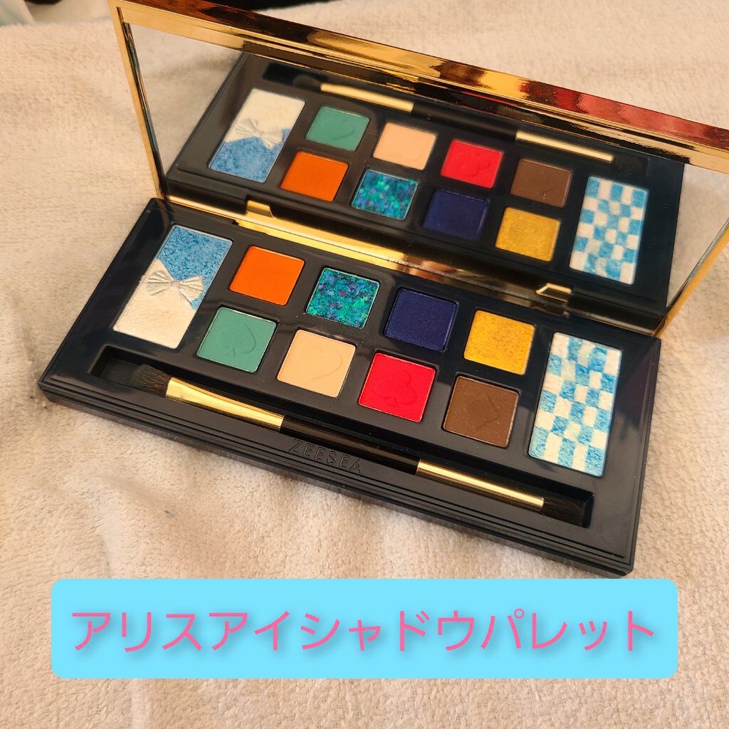 アリスドリームランドシリーズ 12色アイシャドウパレット（ZEESEA×大英博物館）/ZEESEA/アイシャドウパレットを使ったクチコミ（1枚目）