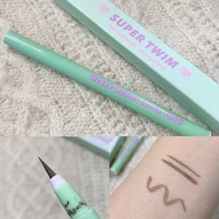 Super Twim Pen Eyeliner/Merrymonde/リキッドアイライナーを使ったクチコミ(5枚目)