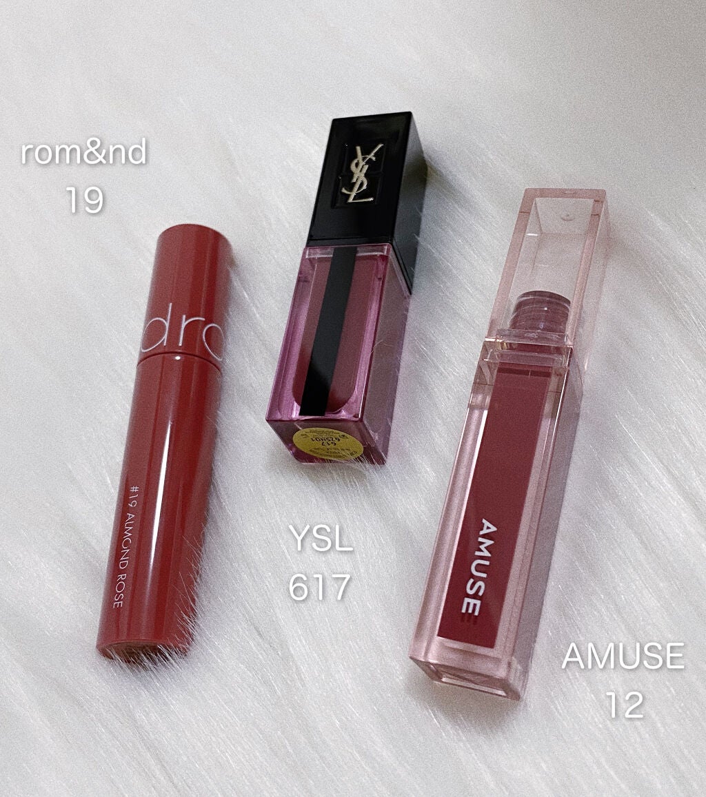 ジューシーラスティングティント/rom&nd/リップティントを使ったクチコミ(1枚目)