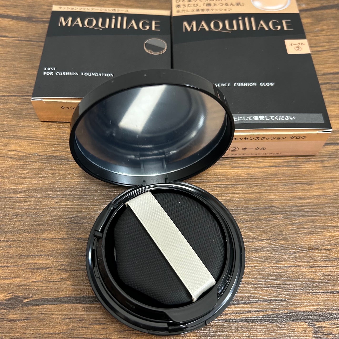 ドラマティックエッセンスクッション グロウ/マキアージュ/クッションファンデーションを使ったクチコミ(5枚目)