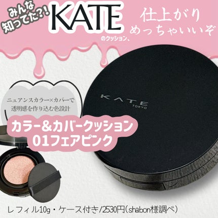 ケイト カラー&カバークッション/KATE/クッションファンデーションを使ったクチコミ(1枚目)