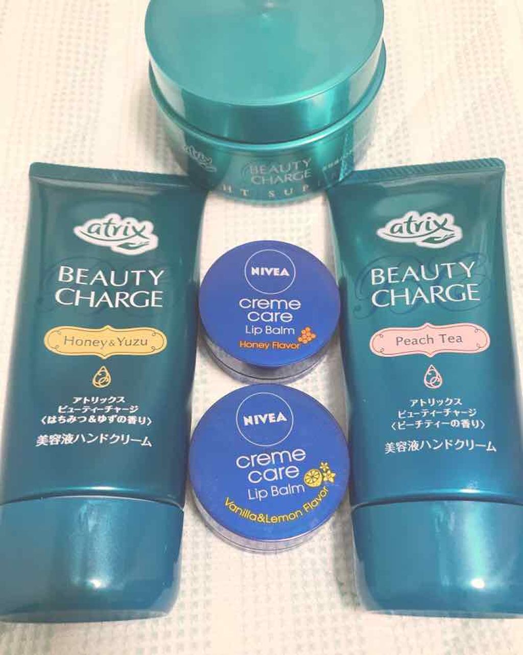 ニベア クリームケア リップバーム バニラ&レモンの香り/ニベア/リップケアを使ったクチコミ（1枚目）