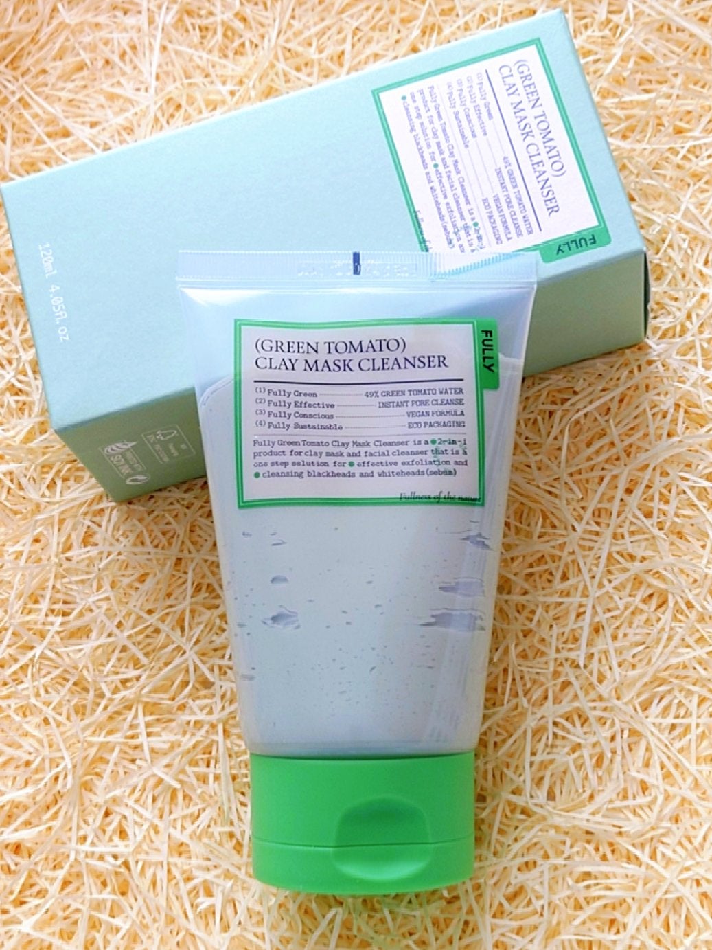 グリーントマトクレイマスククレンザー/FULLY/洗い流すパック・マスクを使ったクチコミ(1枚目)