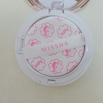 M クッションベース(ミルキー)/MISSHA/化粧下地を使ったクチコミ(2枚目)
