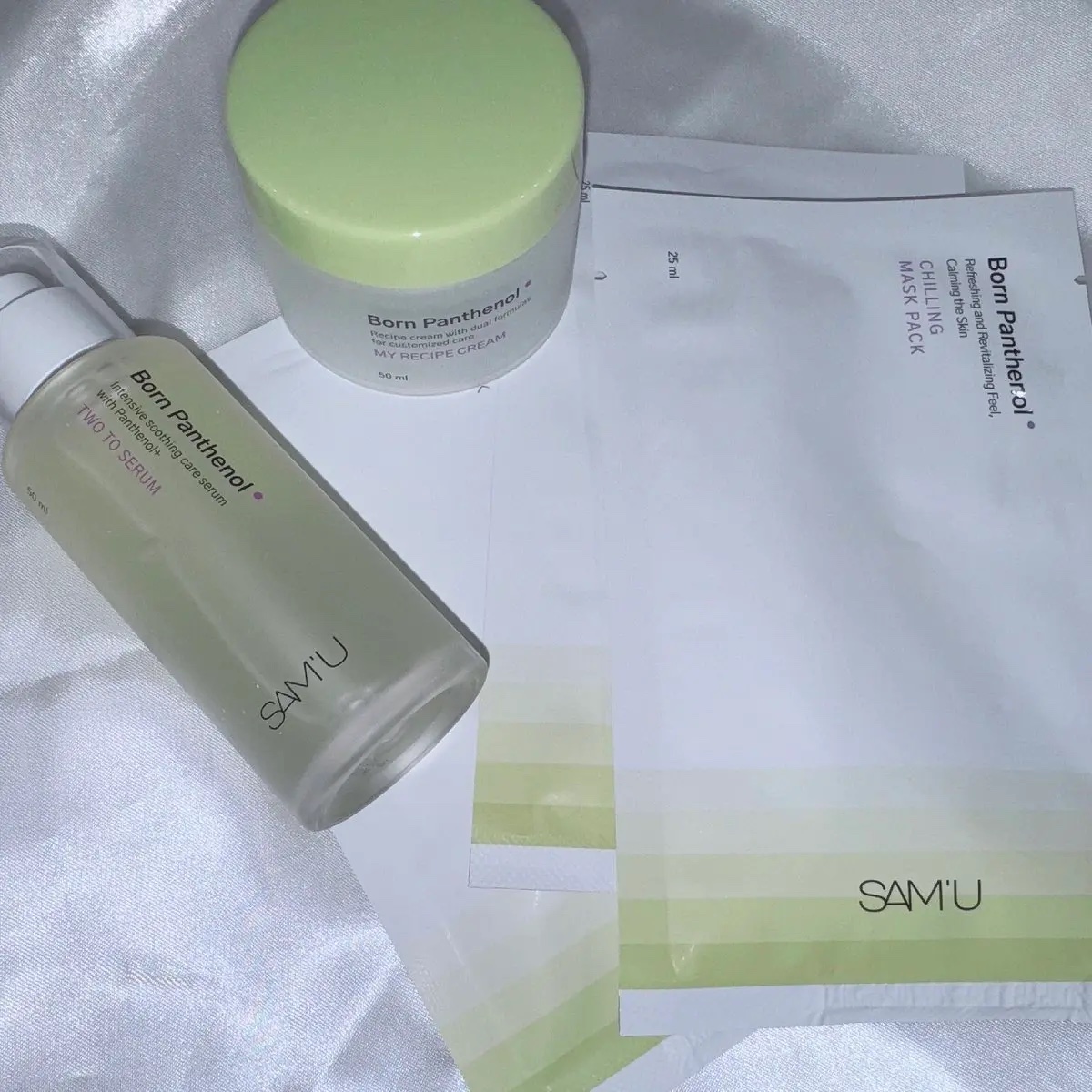 ボーンパンテノールチリングマスクパック/SAM'U/シートマスク・パックを使ったクチコミ（1枚目）