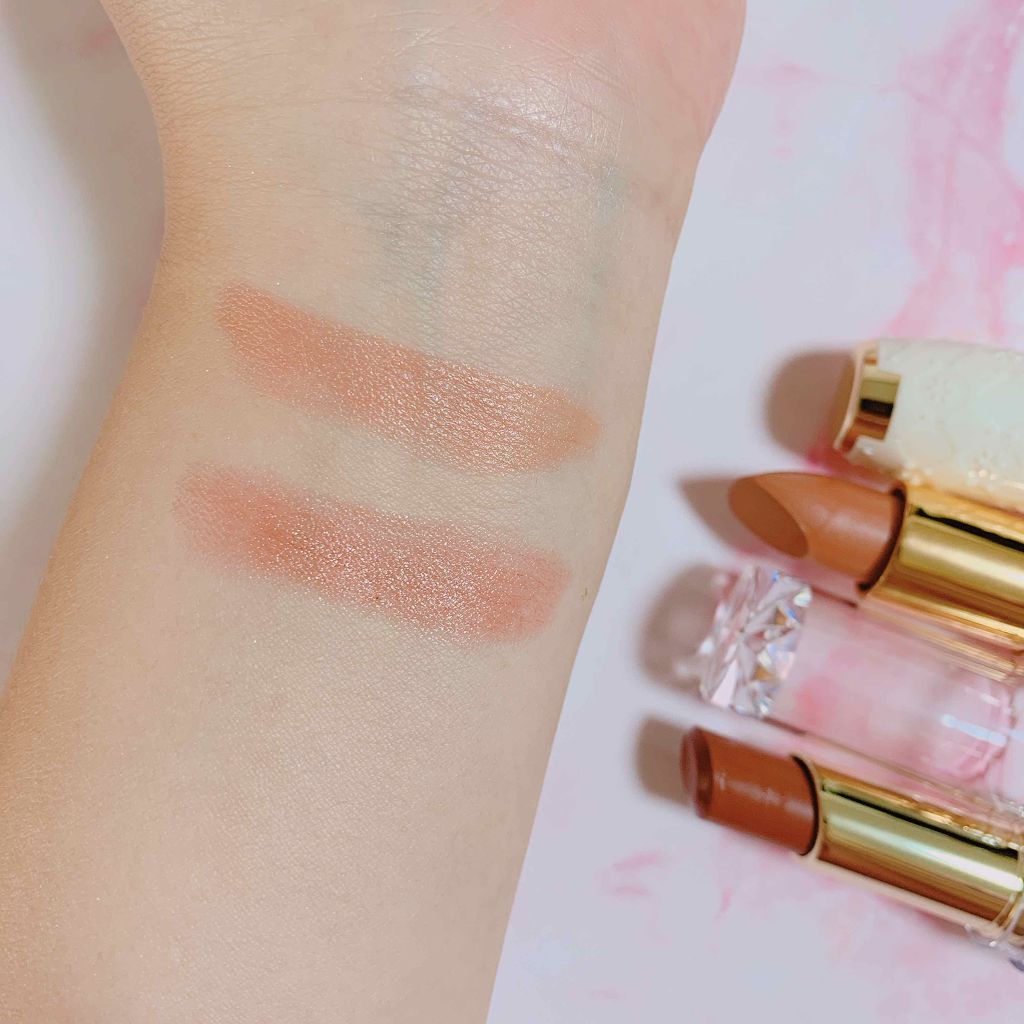 ラスティンググロスリップ/CEZANNE/口紅を使ったクチコミ(2枚目)