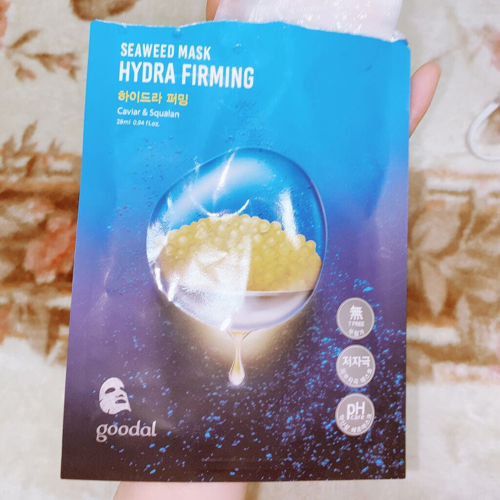 シーウィードシートマスクハイドラファーミング/goodal/シートマスク・パックを使ったクチコミ（1枚目）