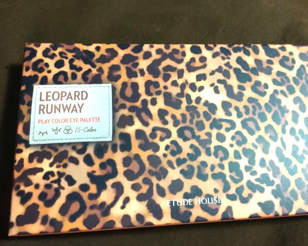 プレイカラーアイパレット レオパードランウェイ/ETUDE/アイシャドウパレットを使ったクチコミ(3枚目)