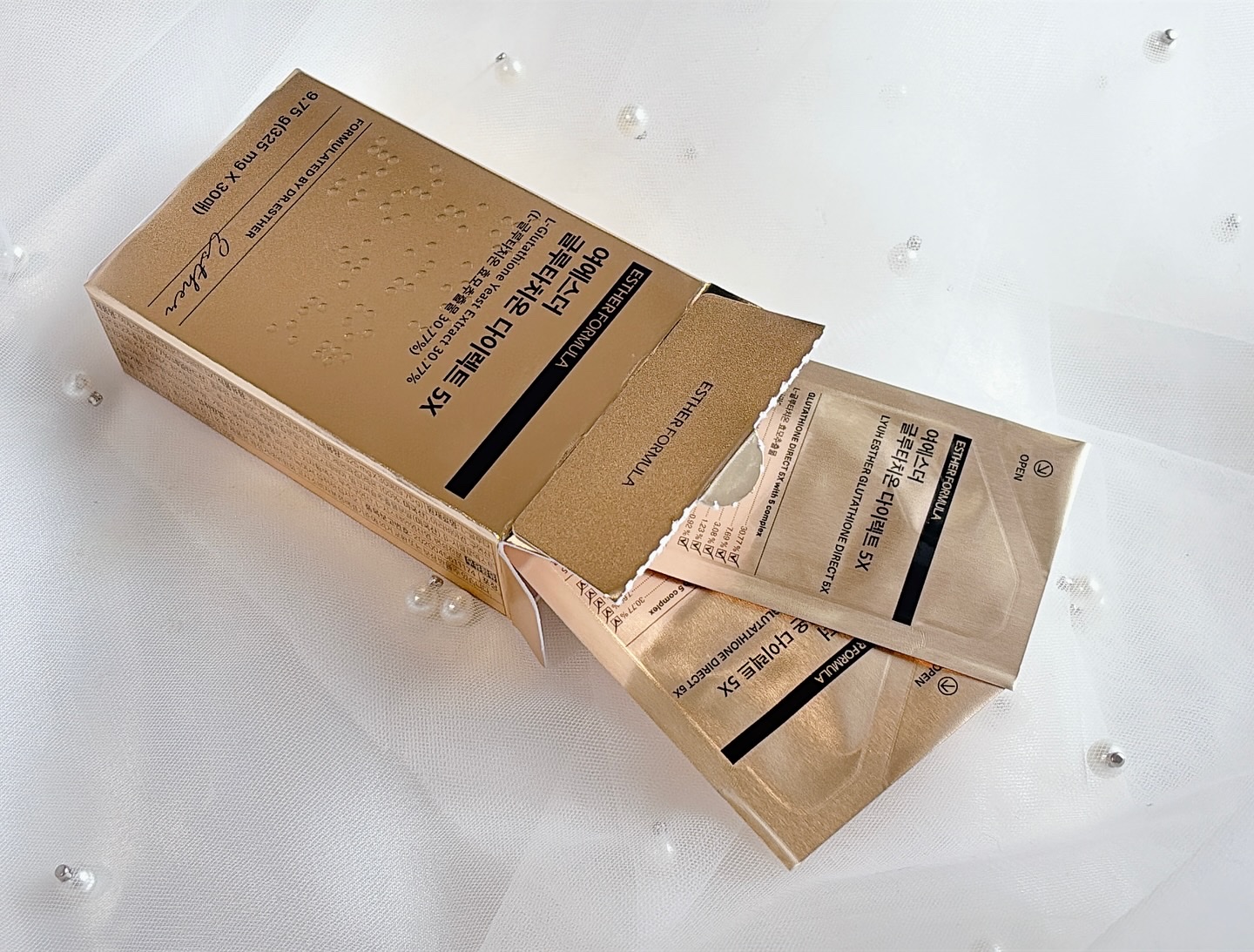 ヨエスターグルタチオンダイレクト５X/ESTHER FORMULA/美容サプリメントを使ったクチコミ（2枚目）