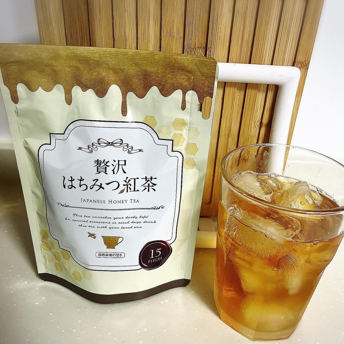 ひとりコスメ部 フォロバ100 on LIPS 「贅沢はちみつ紅茶ティーバッグが、15個入っています。@teal..」(1枚目)