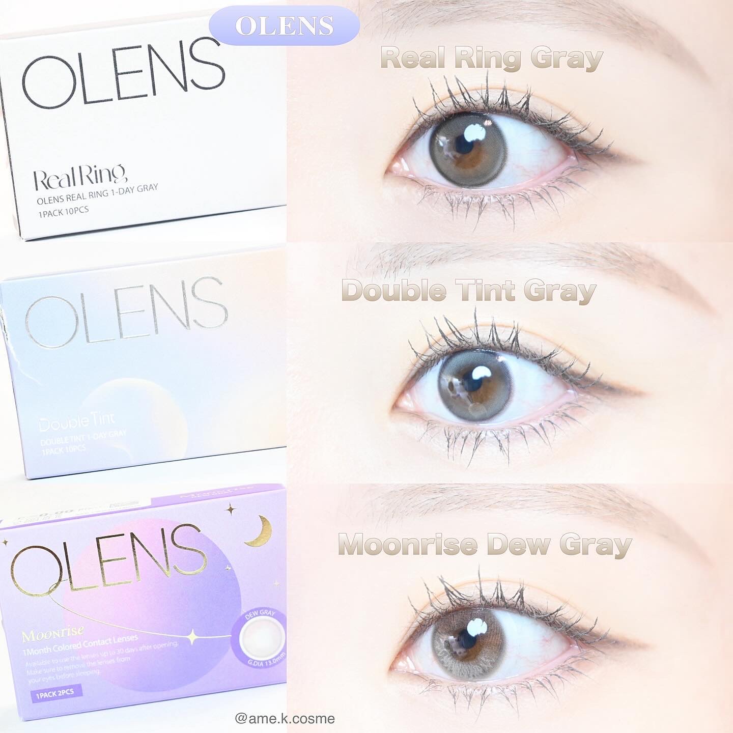 ムーンライズデュー/OLENS/１ヶ月（１MONTH）カラコンを使ったクチコミ（1枚目）