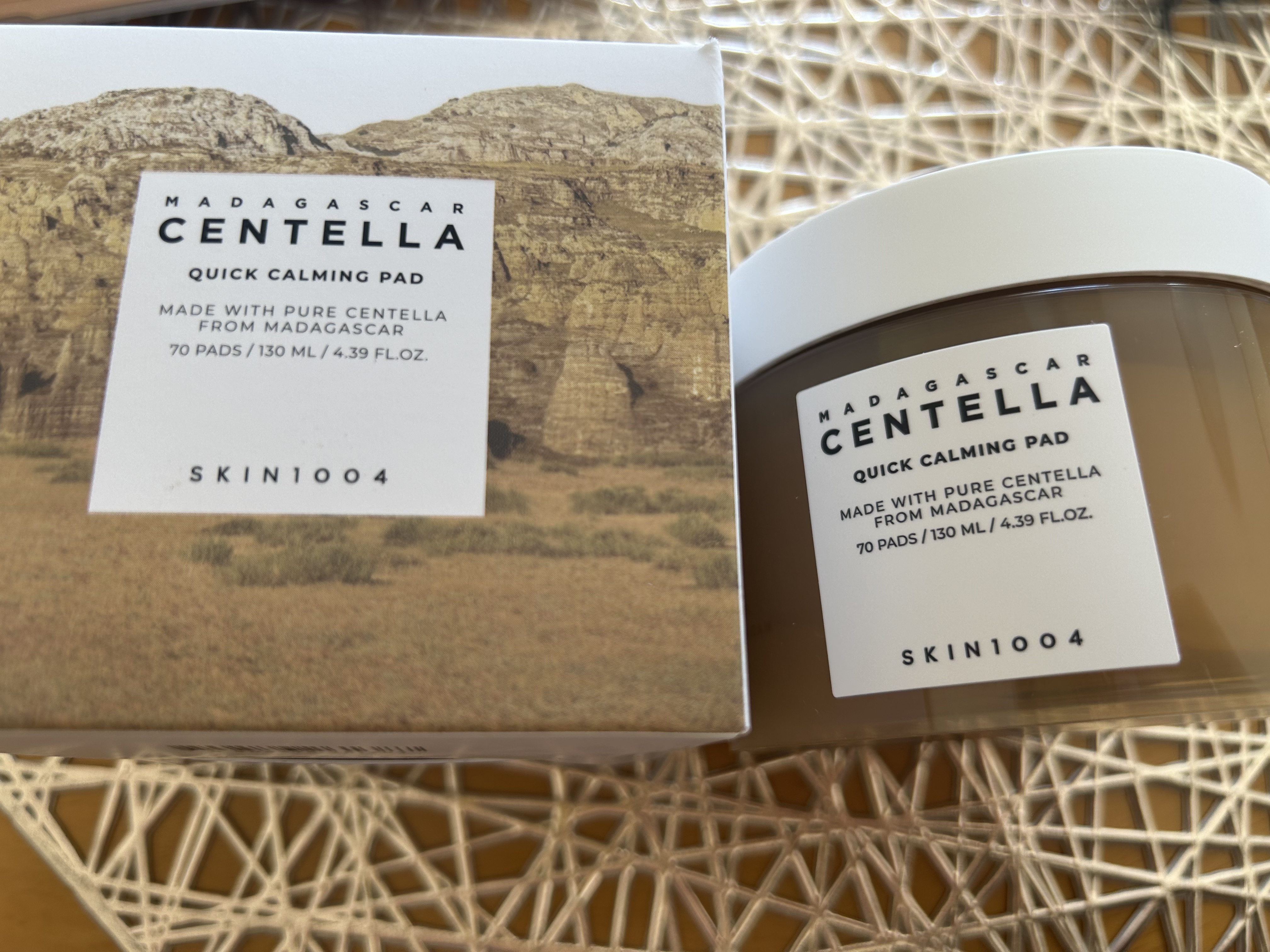 センテラ クイックカーミングパッド/SKIN1004/トナーパッドを使ったクチコミ（1枚目）