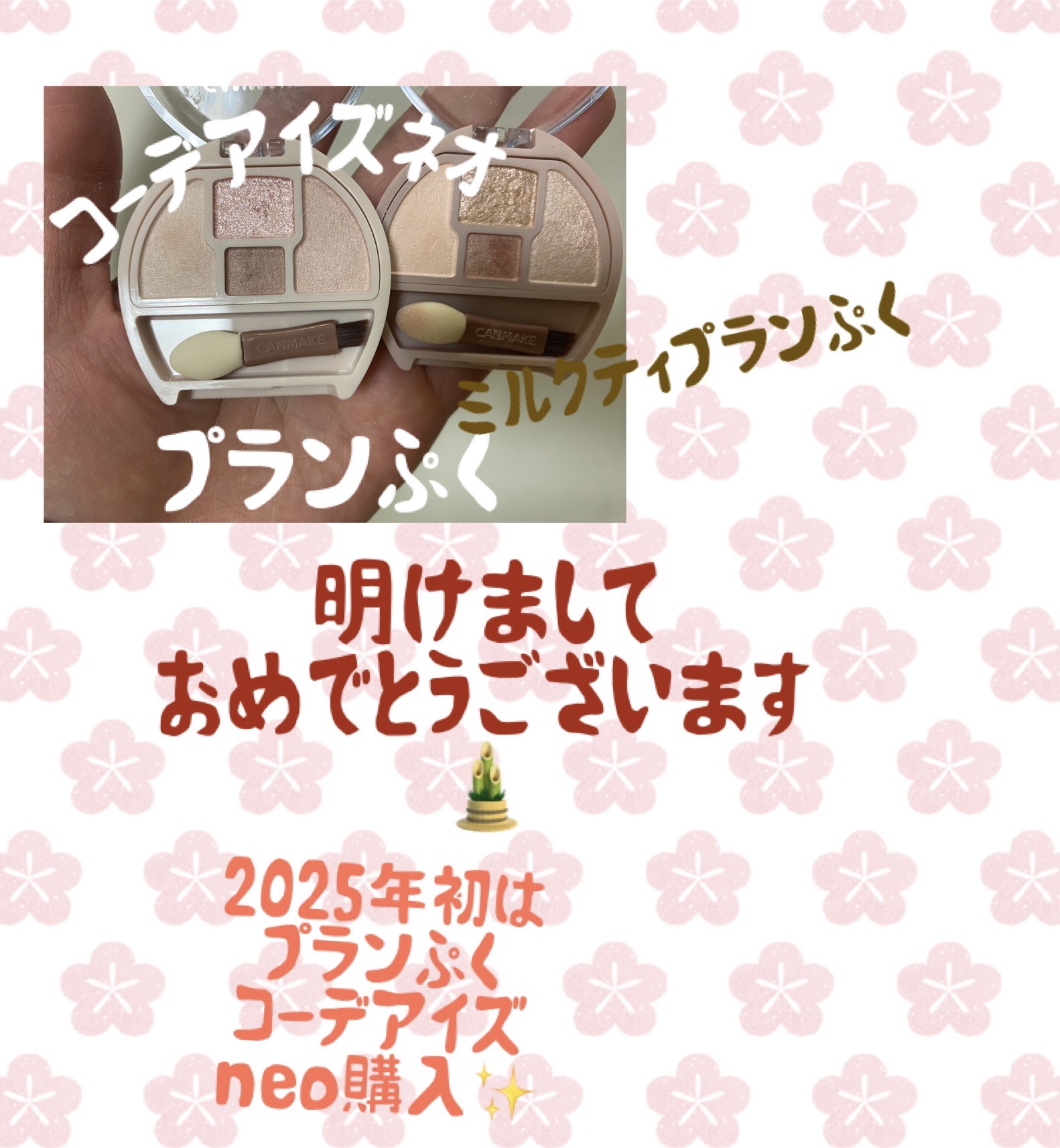 プランぷくコーデアイズNeo/キャンメイク/アイシャドウを使ったクチコミ（1枚目）