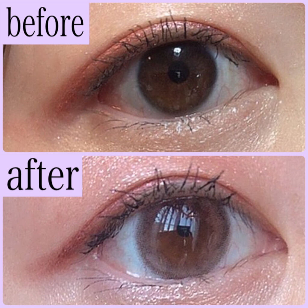 eye closet 1DAY クリアベージュコーラル/EYE CLOSET/ワンデー（１DAY）カラコンを使ったクチコミ（3枚目）