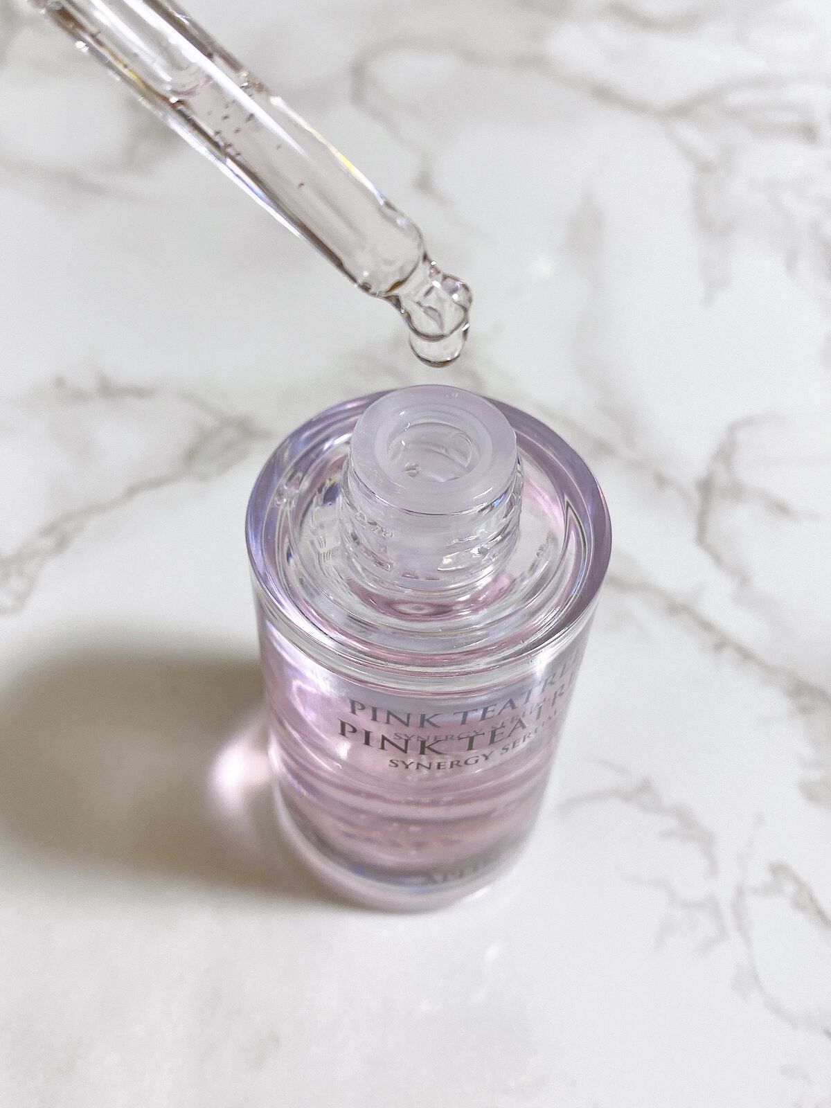 ピンクティーツリーシナジーセラム/APLIN/美容液を使ったクチコミ（3枚目）