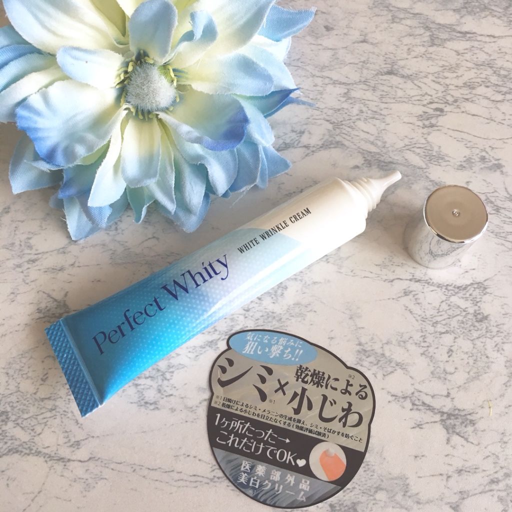 Perfect Whity　WHITE WRINKLE CREAM/R&/フェイスクリームを使ったクチコミ（1枚目）