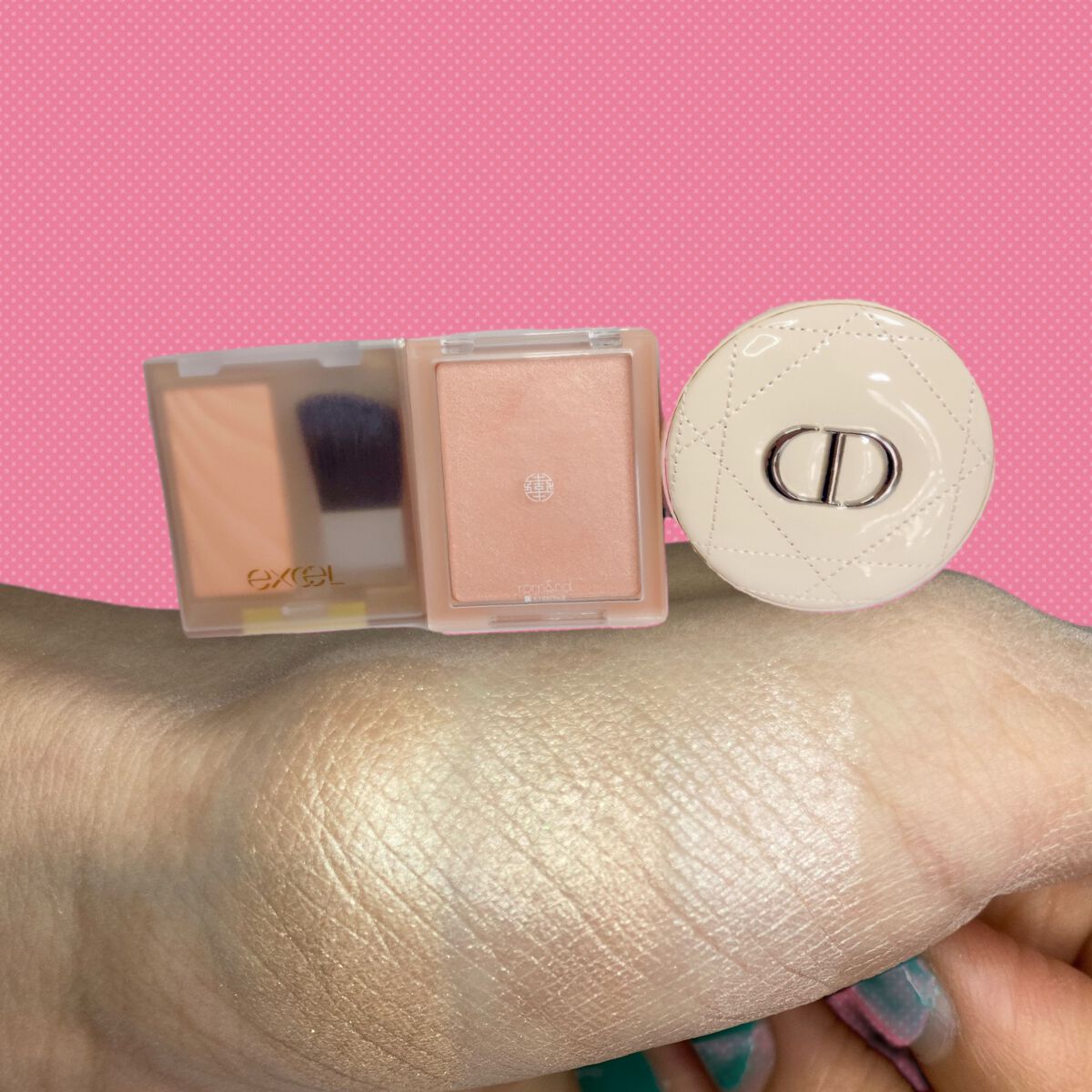 ヴェールライター/rom&nd/パウダーハイライトを使ったクチコミ(3枚目)